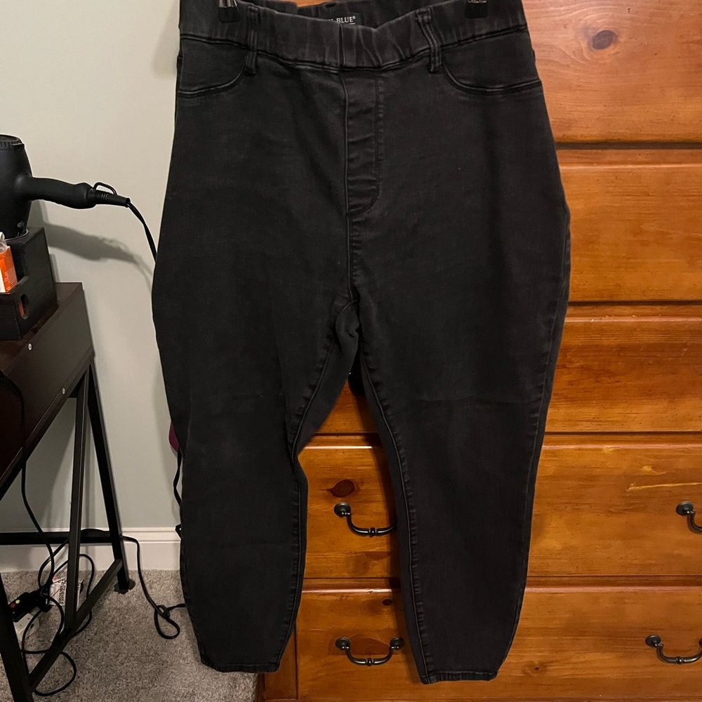 Black Judy Blue Jeans, 20W, skinny fit